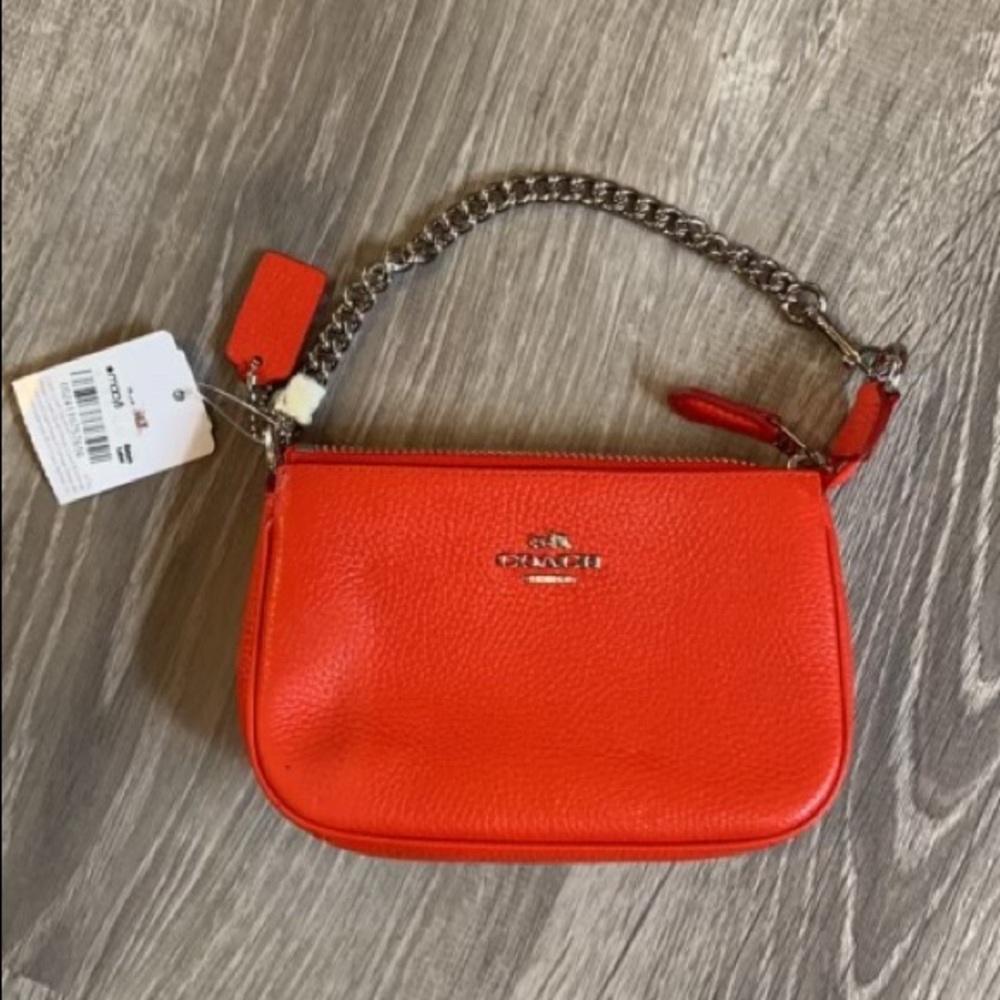 NWT Coach Bright Orange Handbag